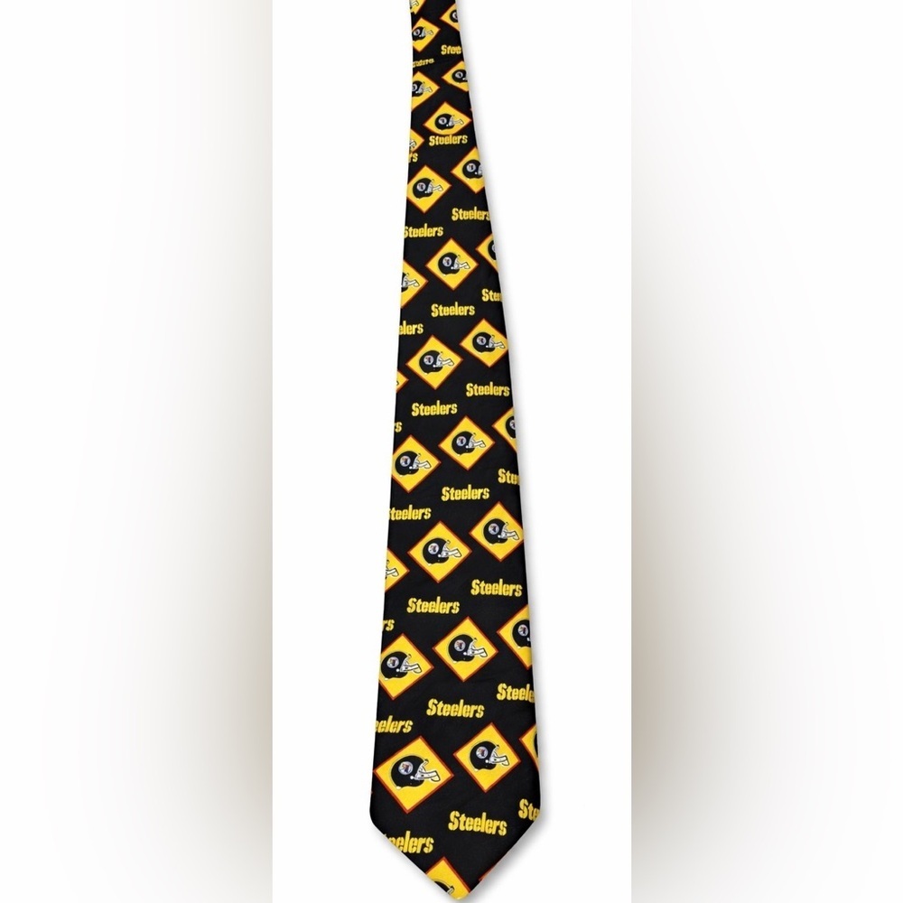 Pittsburgh Steelers Vintage 1995 Ralph Marlin Silk Tie | NFL RM Sports Men’s - Picture 3 of 5